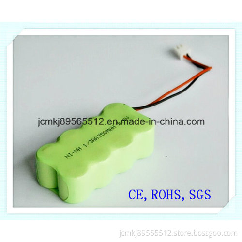Ni-MH Battery 1/3AA-9.6V 350mAh for Electric Toys, Battery, Protable DVD, Electric Tools, Alarm System, Rechargeable Battery